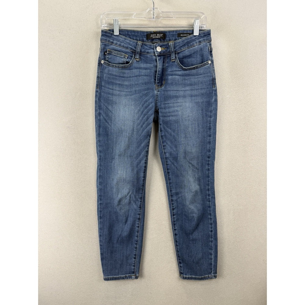 Judy Blue Women's Size 28 Relaxed Fit Stretch Denim Jeans Medium Wash